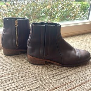 Billy Reid Brown Leather Women’s Boot - Size 10
